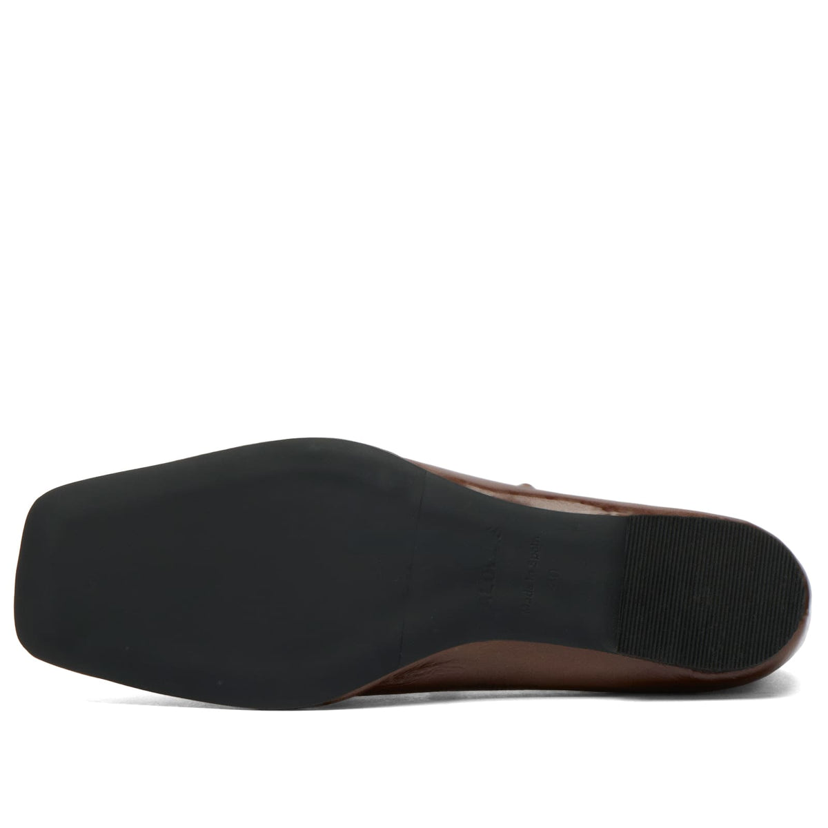 ALOHAS Sway Beads Leather Ballet Flats