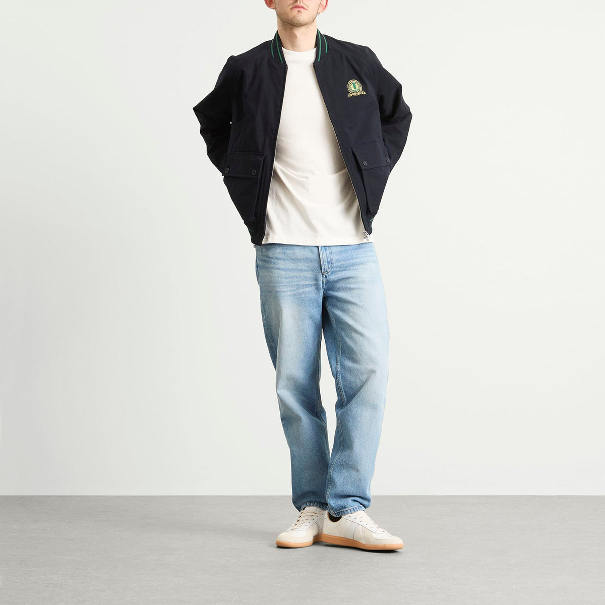 Fred Perry Tennis Badge Bomber Jacket