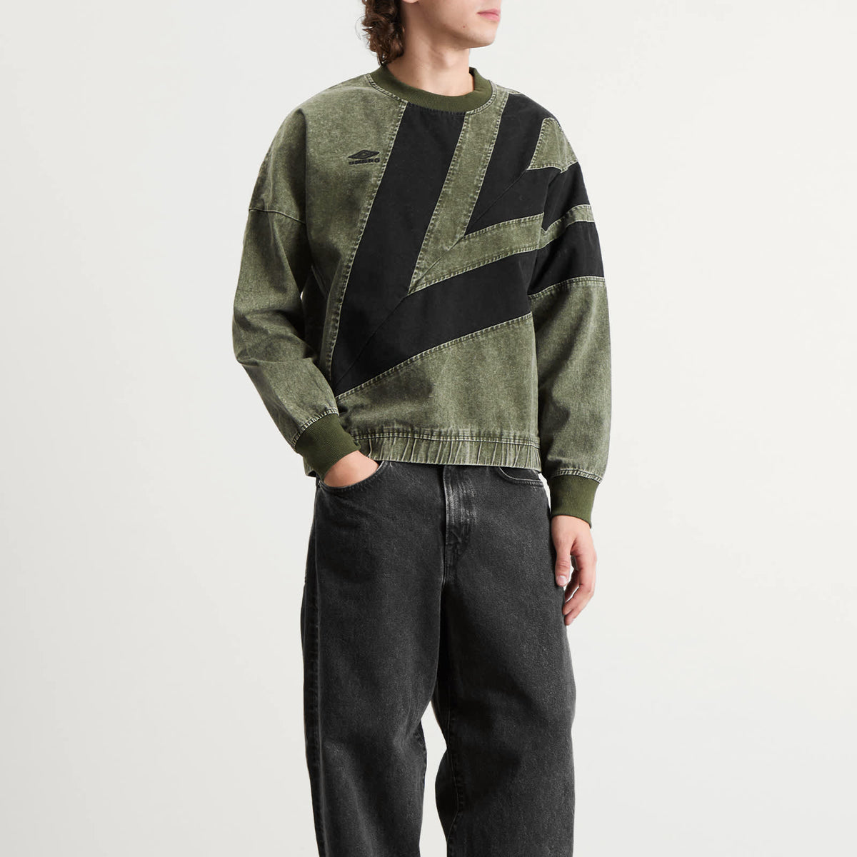 Umbro Washed Diamond Drill Sweat