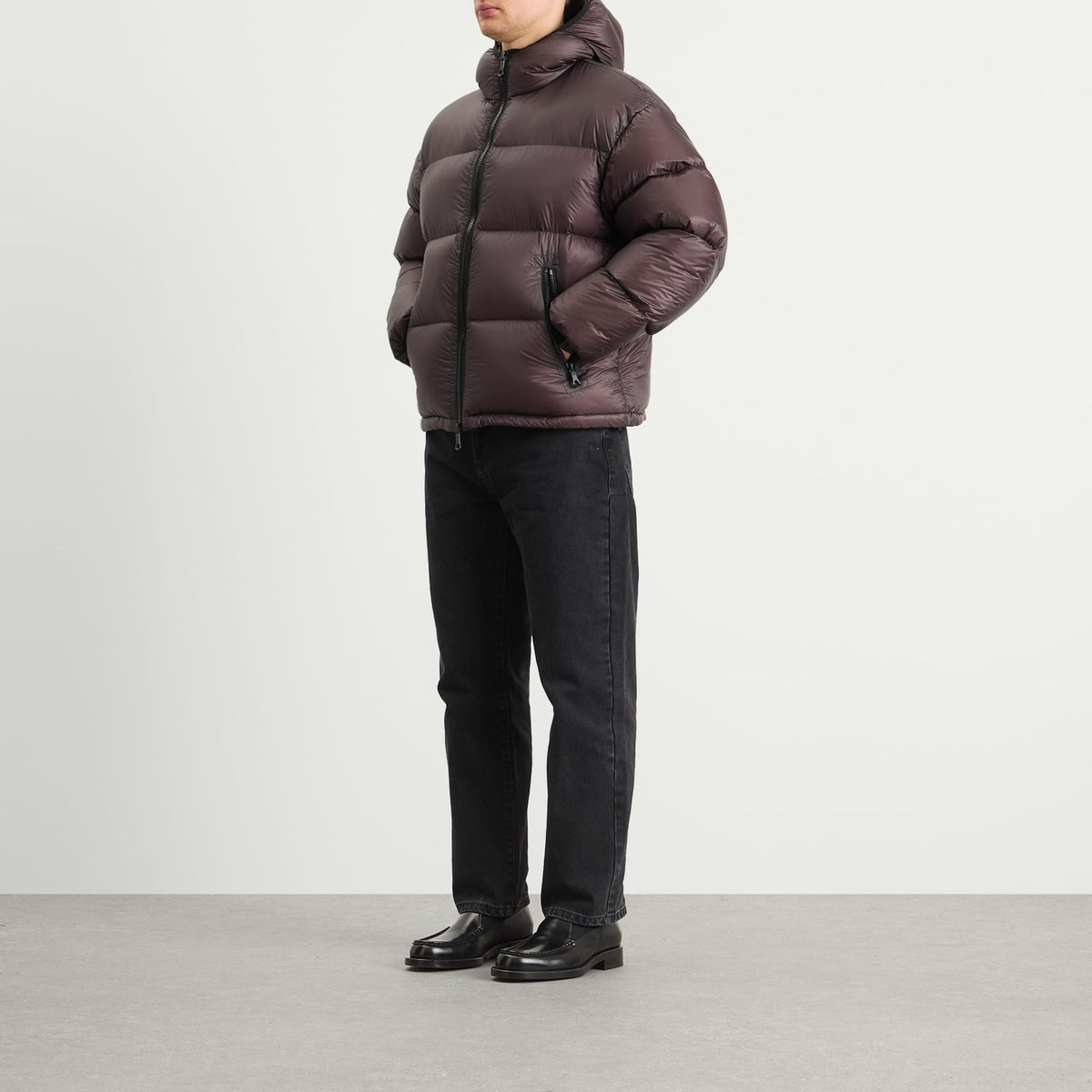 MKI Translucent Hooded Bubble Jacket