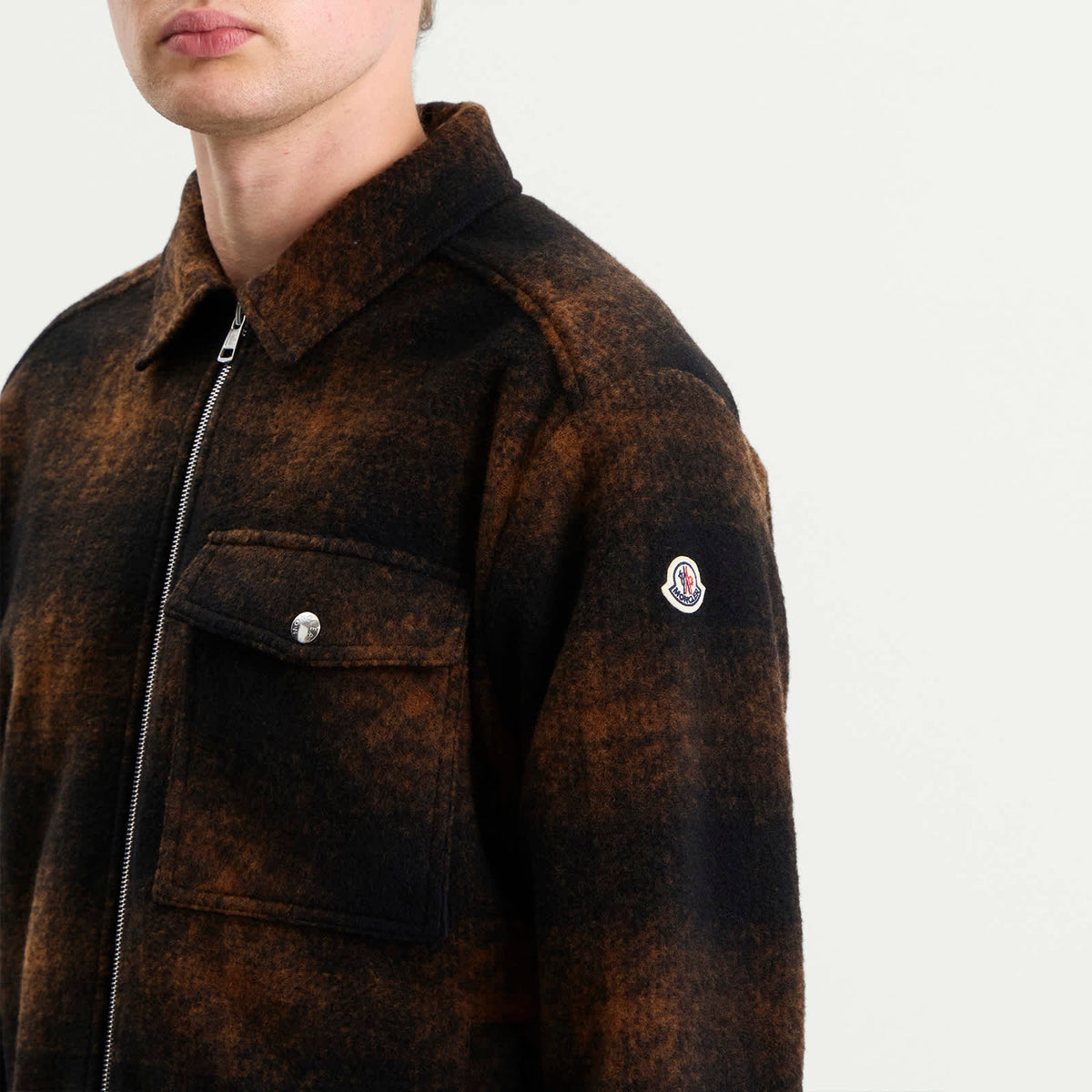 Moncler Check Shirt Jacket