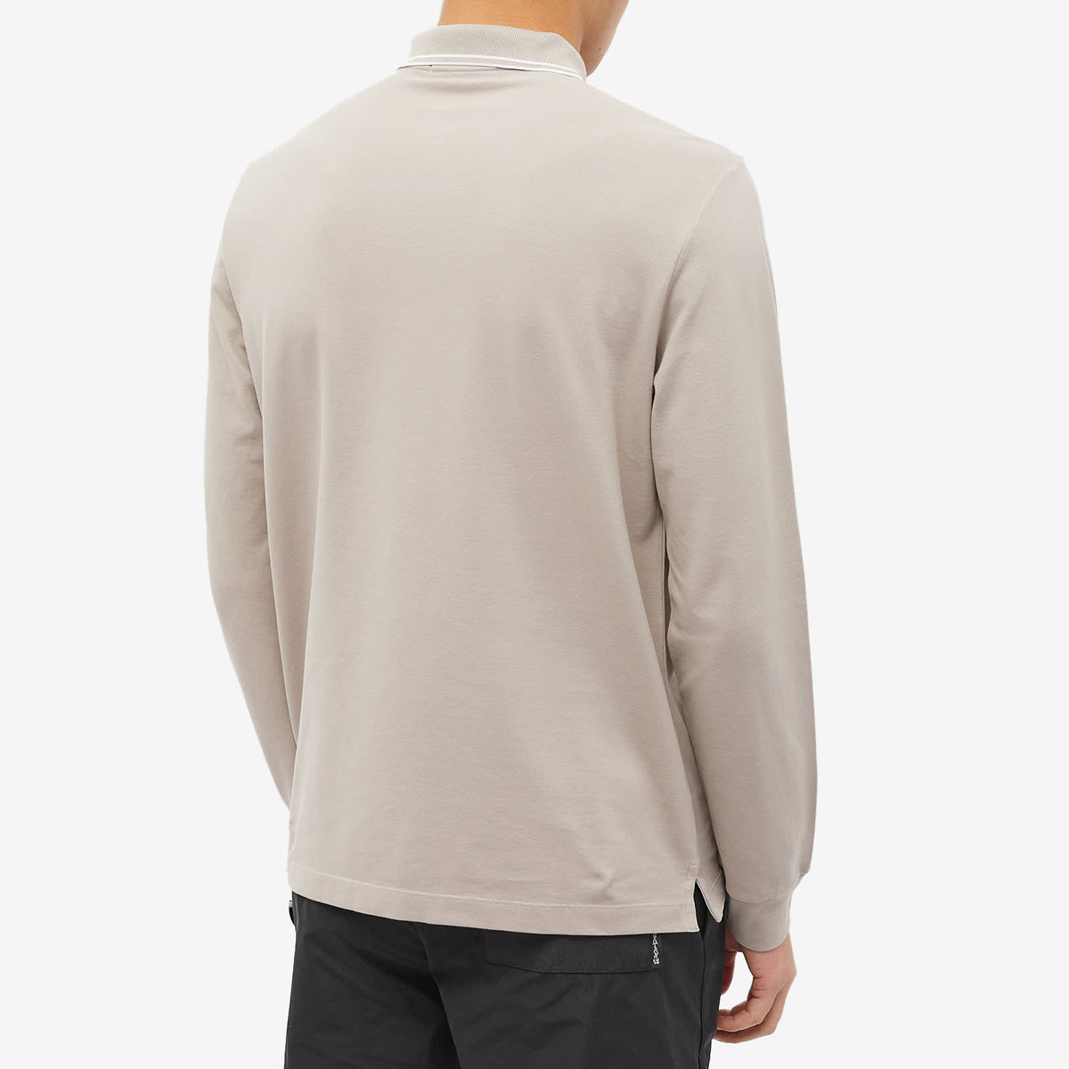 Stone Island Long Sleeve Patch Polo