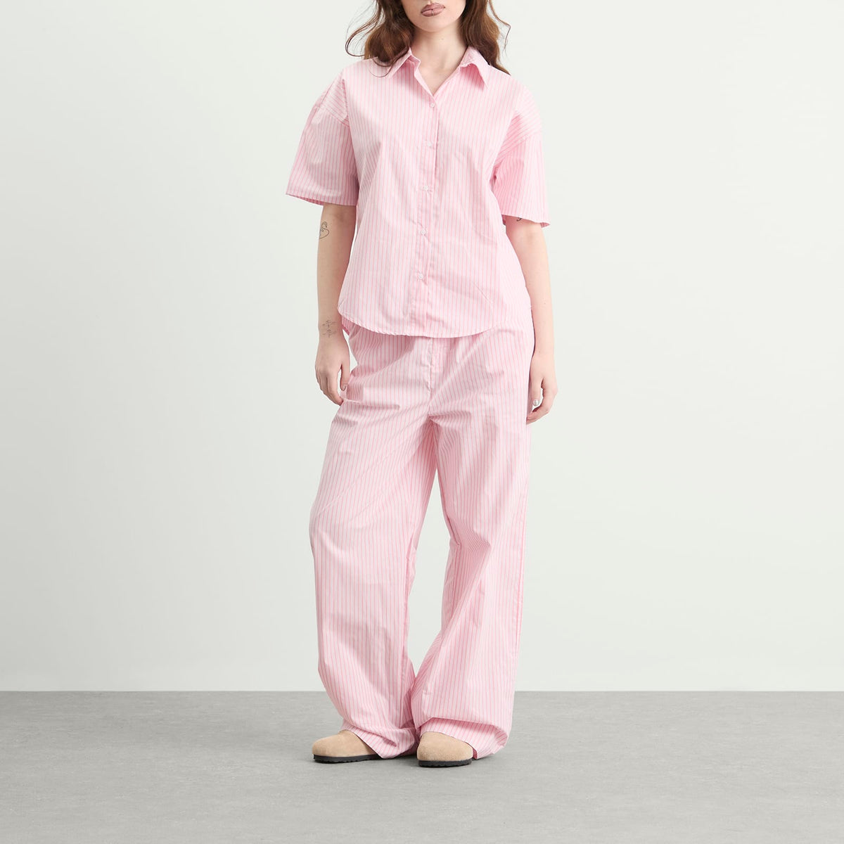 Calvin Klein Cotton Poplin Pyjama Set
