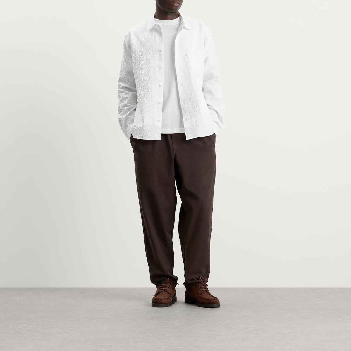 YMC Curtis Seersucker Shirt