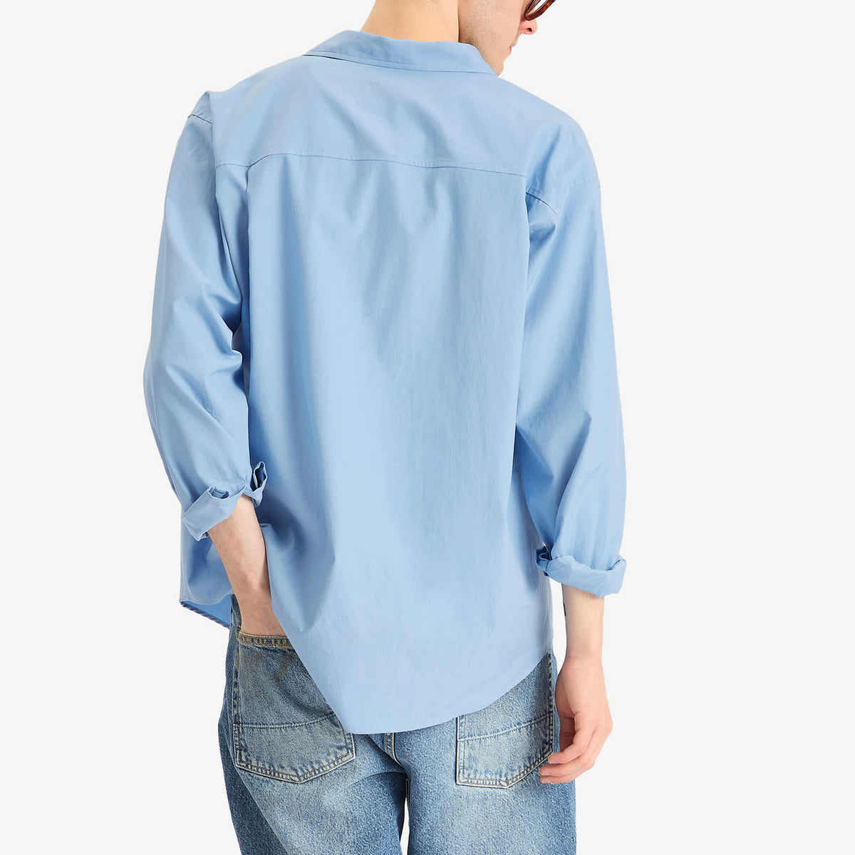 Auralee Washed Finx Twill Big Shirt
