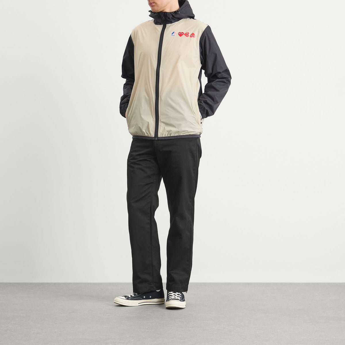 Comme des Garçons Play x K-Way Colour Block Jacket