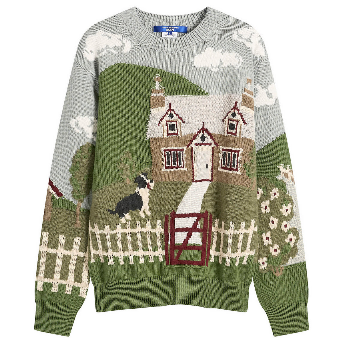 Junya Watanabe MAN Intarsia Jacquard Jumper