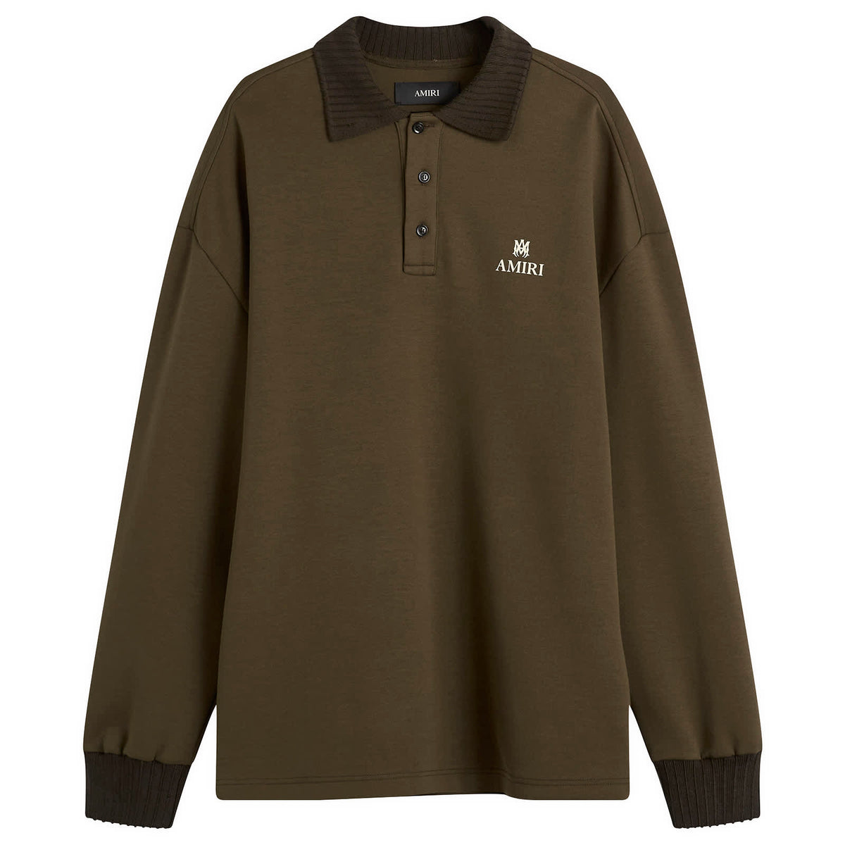AMIRI MA Oversized Long Sleeve Polo
