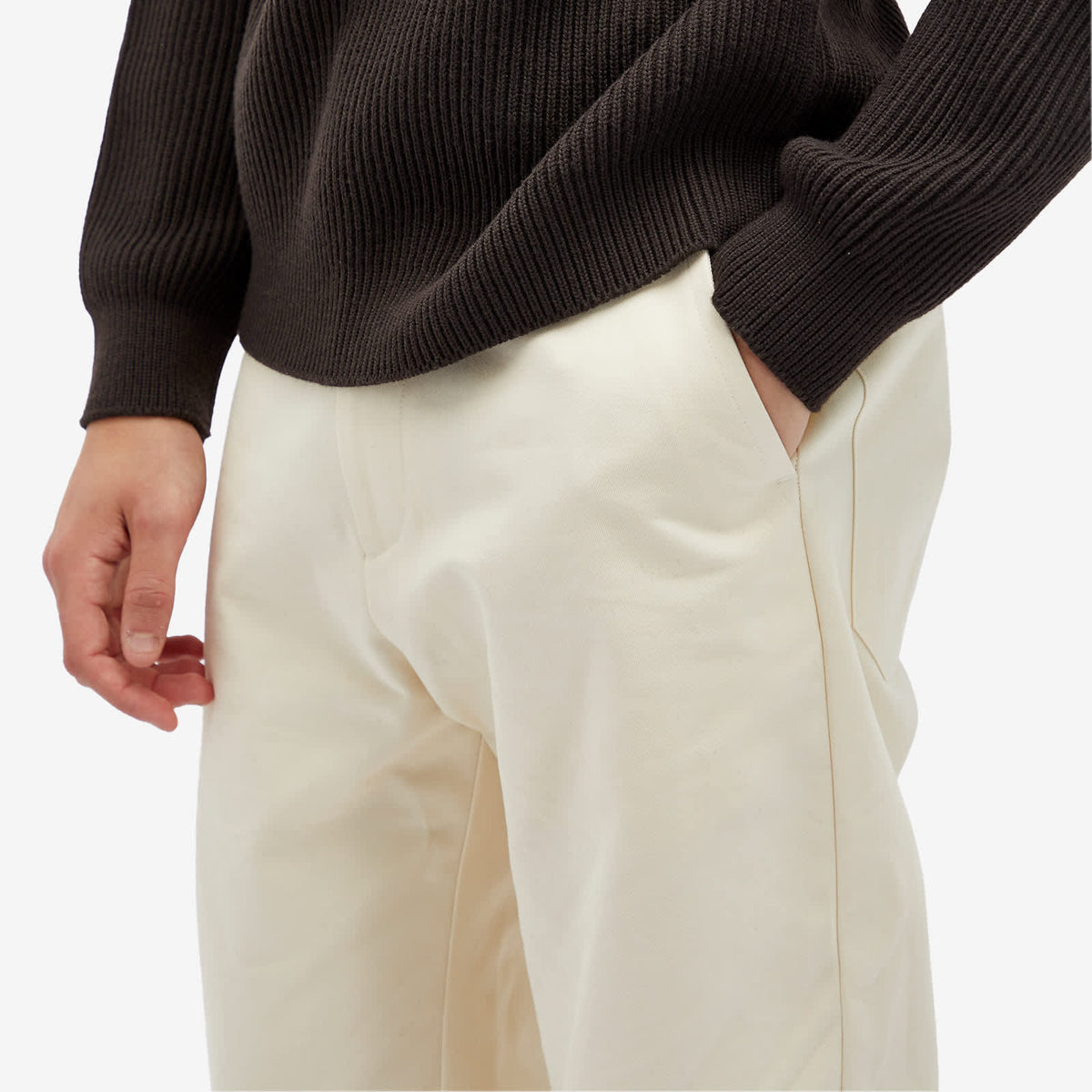 Studio Nicholson Bill Narrow Leg Twill Pants