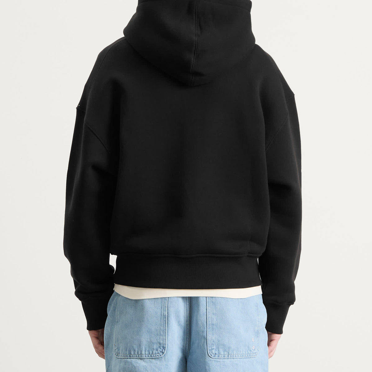 about:blank Dual Logo Zip Hoodie