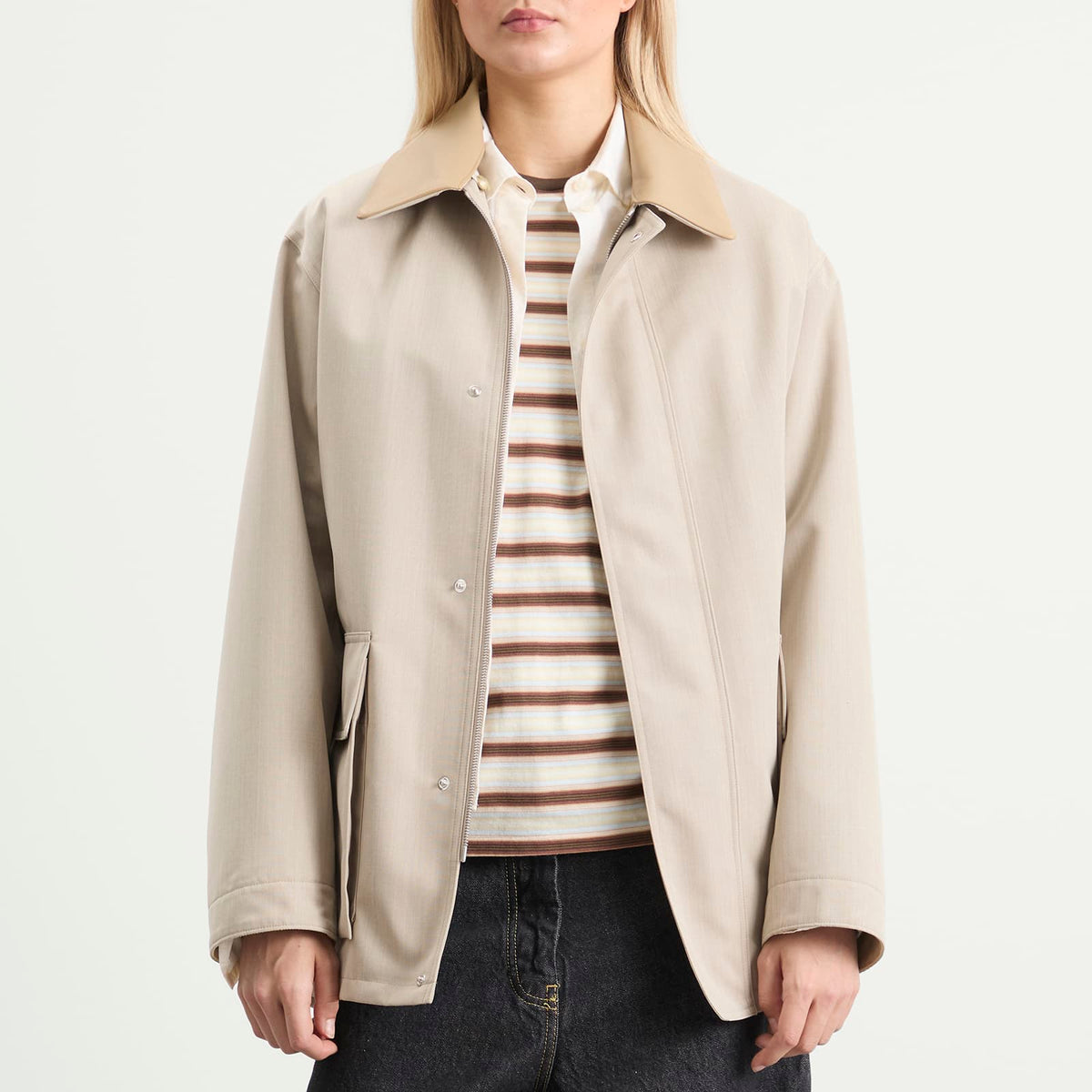 Auralee Wool Max Canvas Blouson