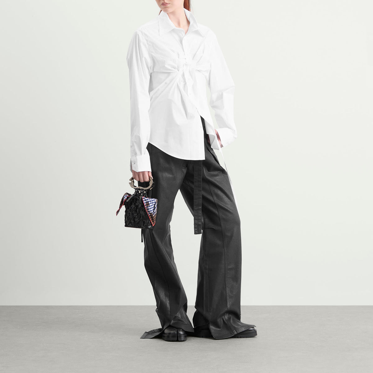 Ottolinger Twisted-Pleat Tailored Shirt