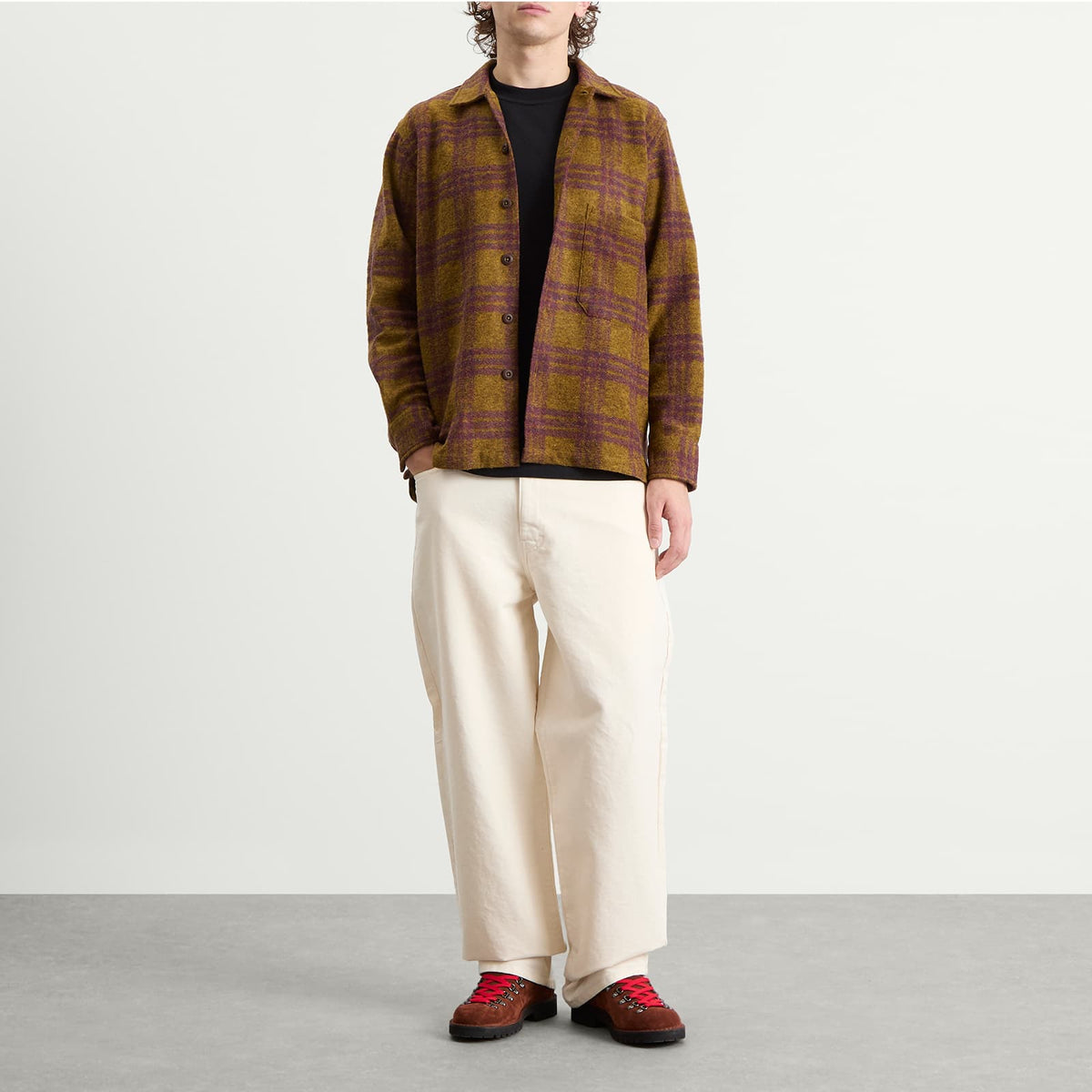 Universal Works Dam Check Fatigue Shirt