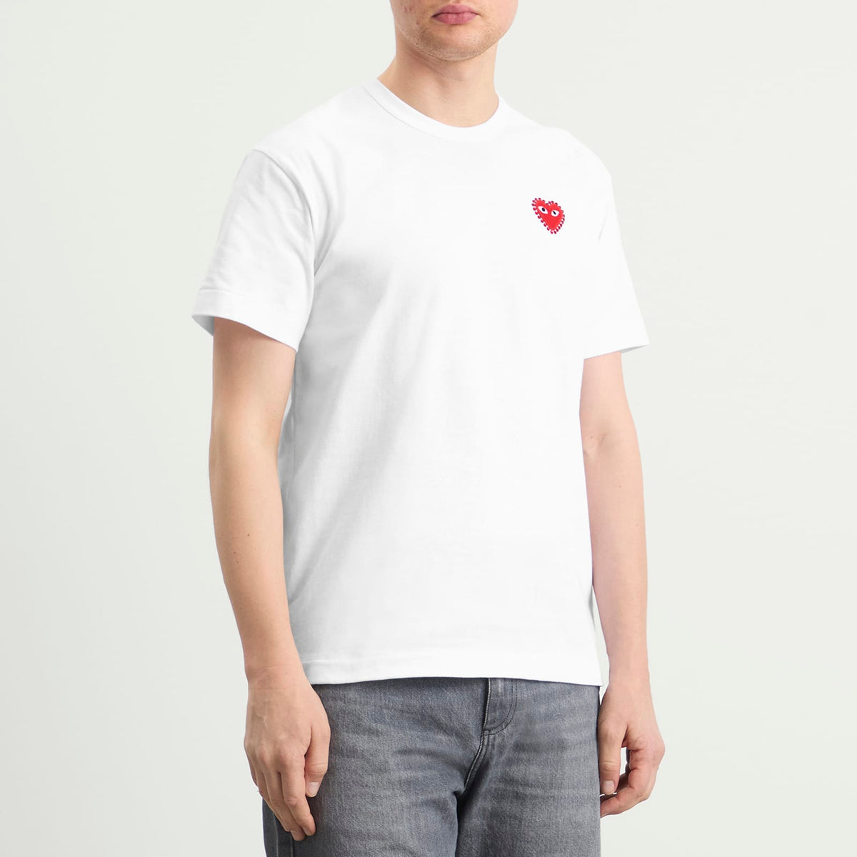 Comme des Garçons Play Studded Heart T-Shirt