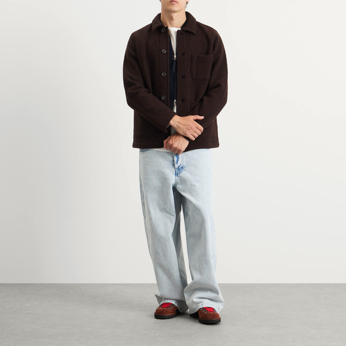 Universal Works Wool Fleece Field Jacket