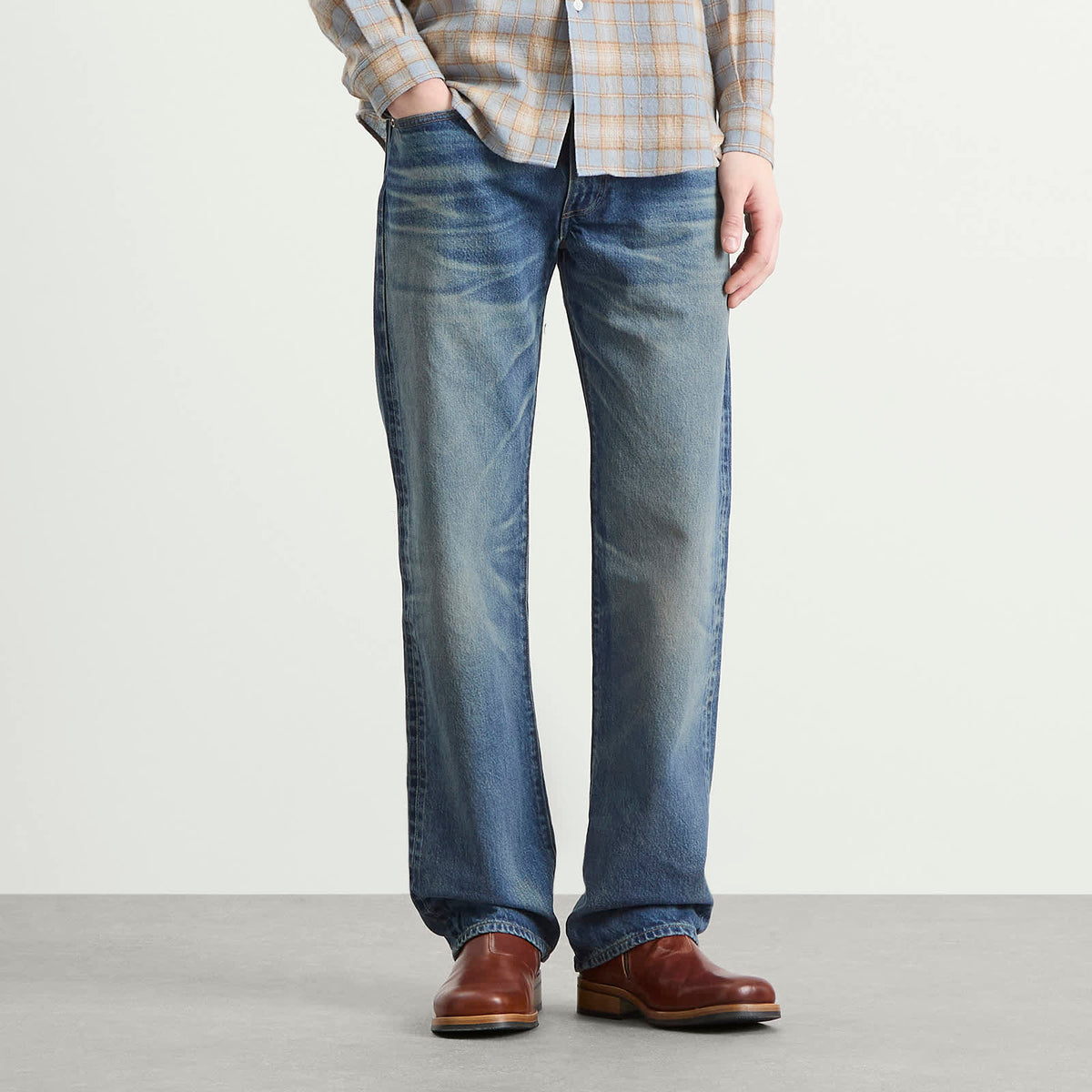 Levi's Bue Tab Made in Japan Anchor Relaxed Jeans