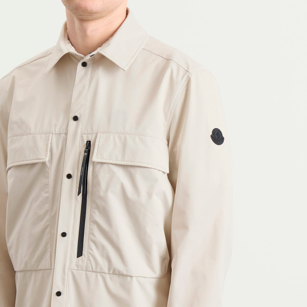 Moncler Ripstop Zip Shirt