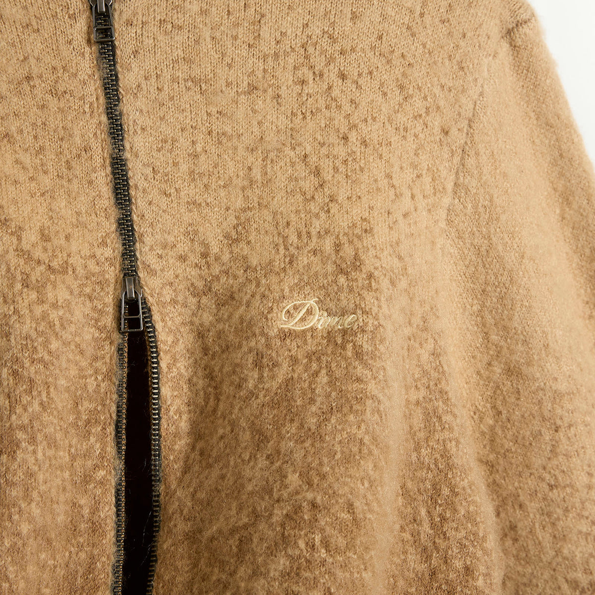 Dime Mohair Double Zip Knit