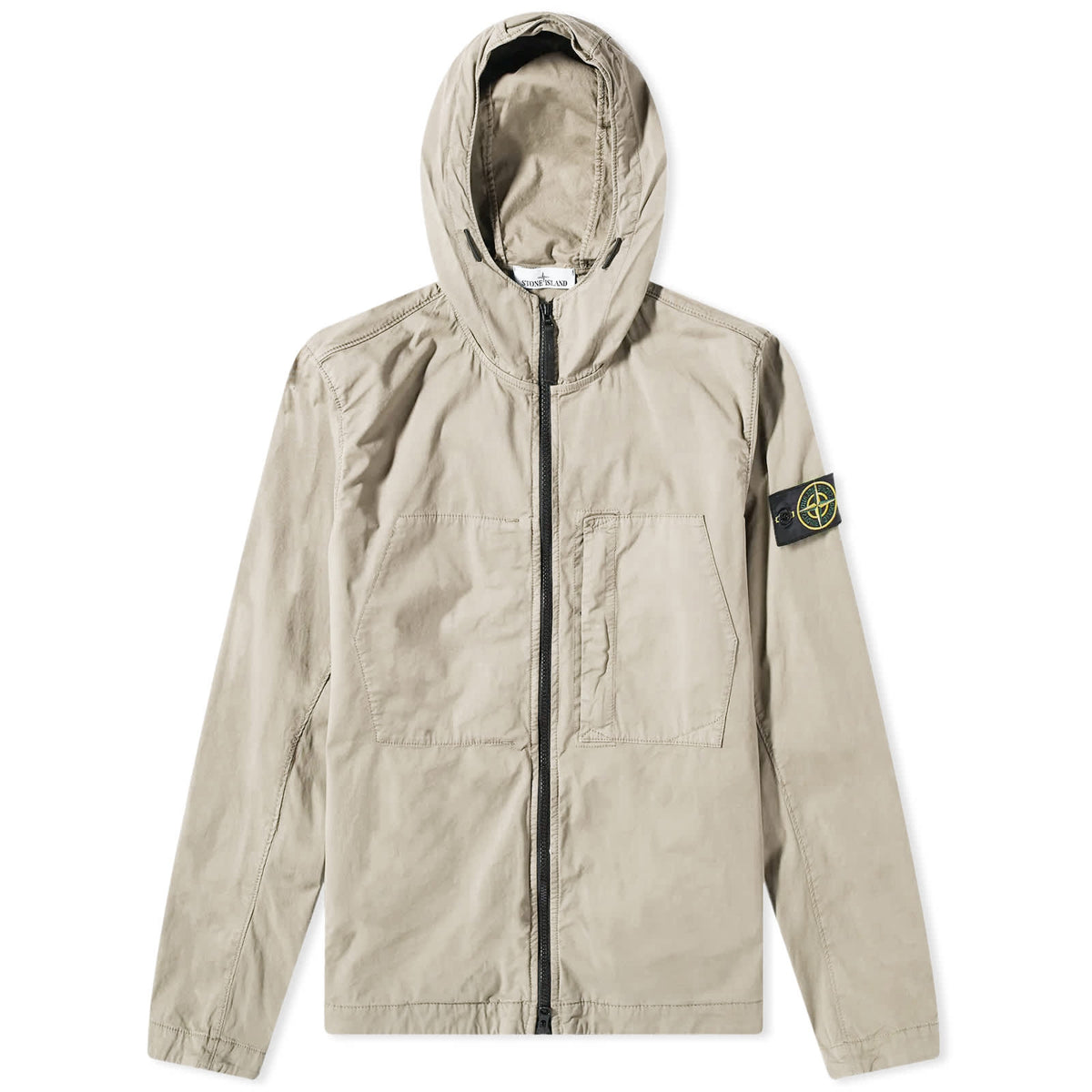 Stone Island Supima Cotton Twill Stretch Hooded Jacket