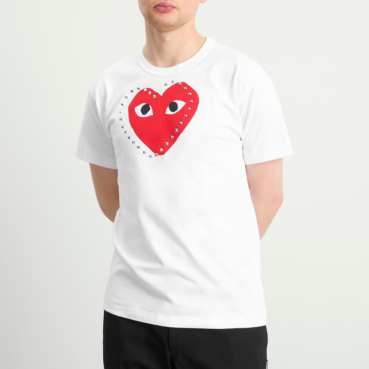 Comme des Garçons Play Studded Large Heart T-Shirt