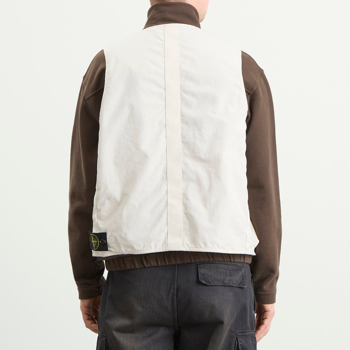 Stone Island Cotton Nylon Micro Ripstop Utility Vest