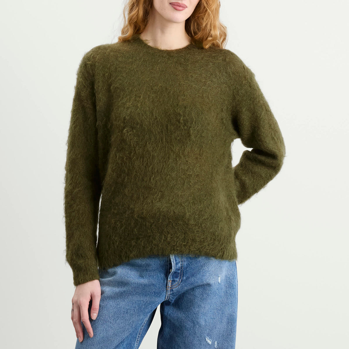 Auralee Mohair Knit Pullover