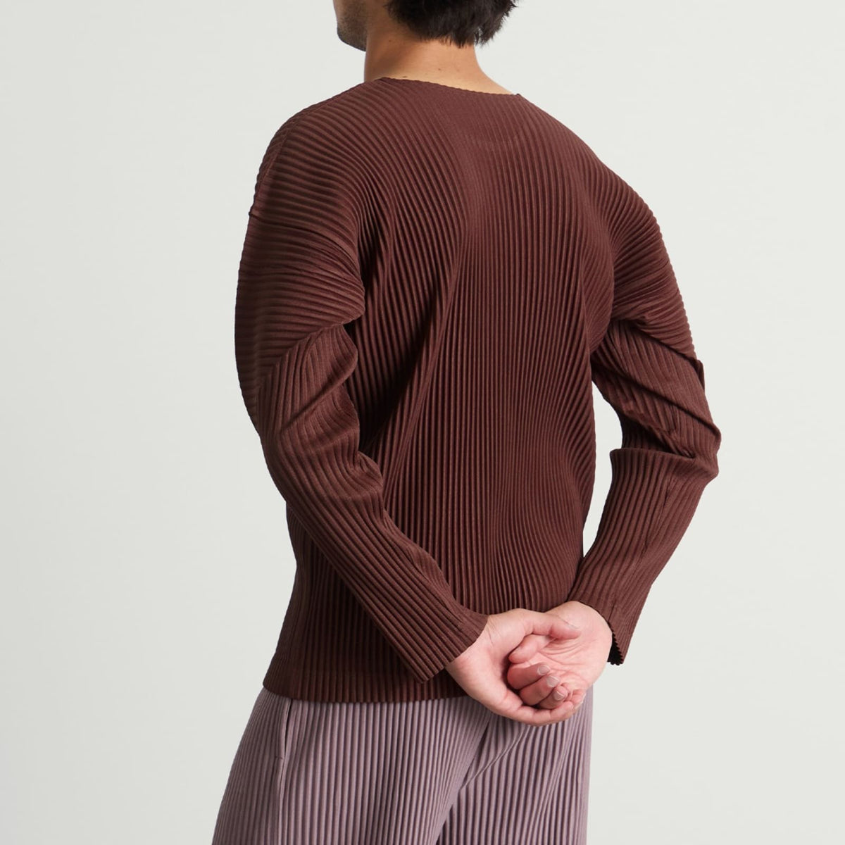 Homme Plissé Long Sleeve Top