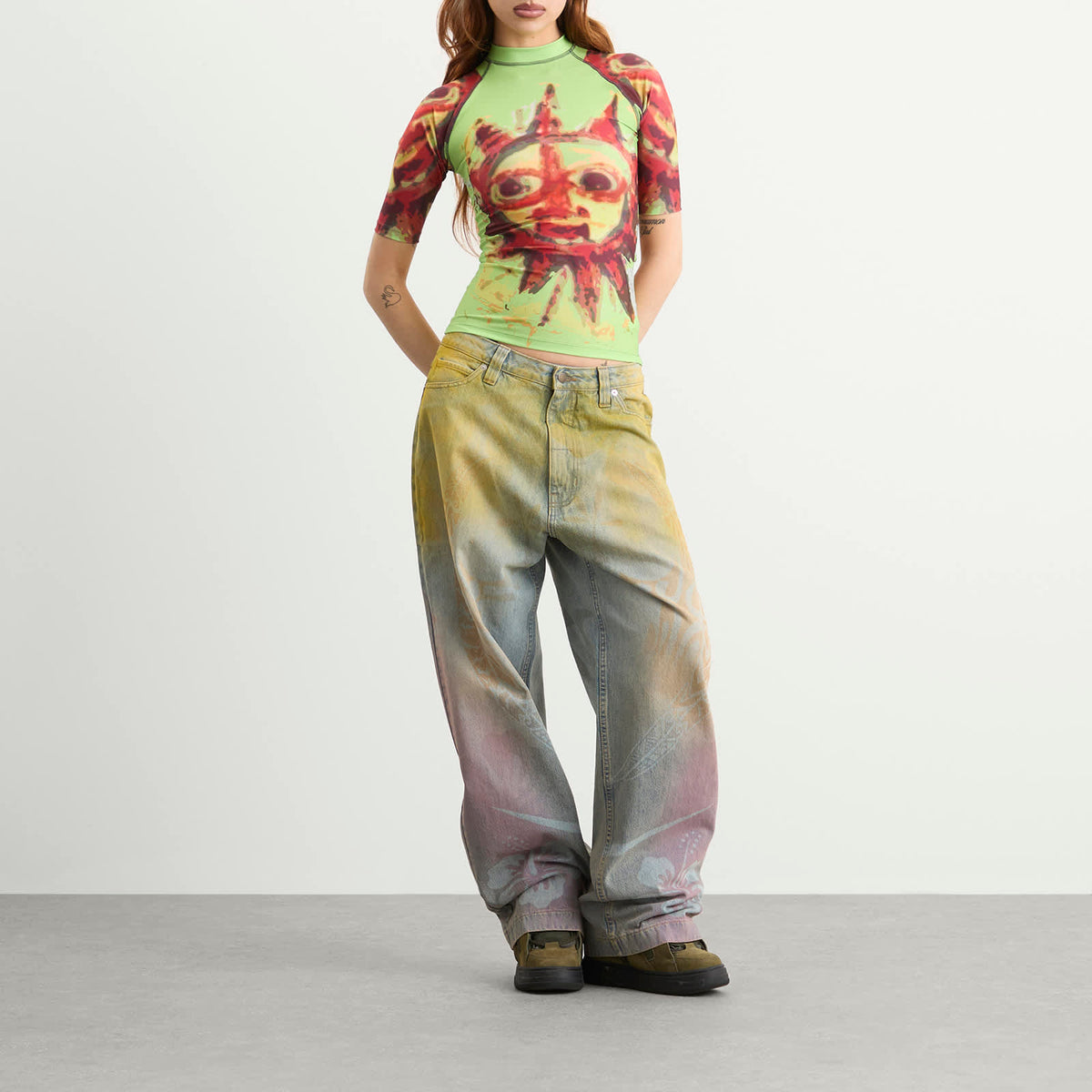 Paolina Russo Short Sleeve Rash Guard