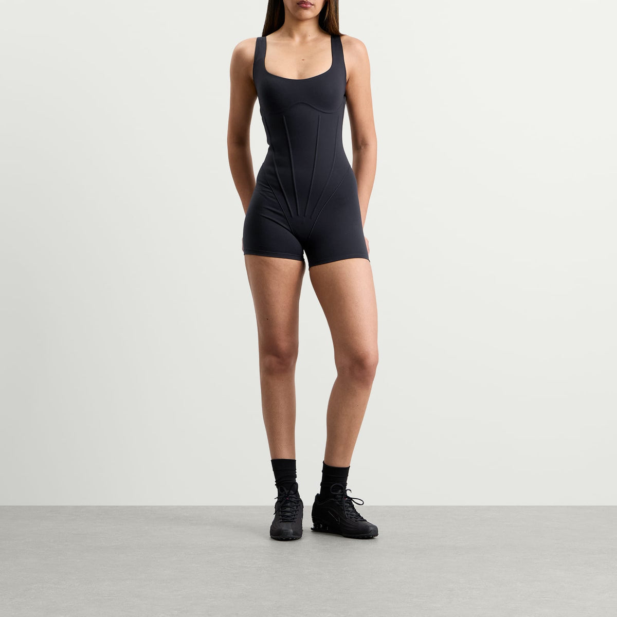Nike x SKIMS Matte Corset Short One Piece 2"