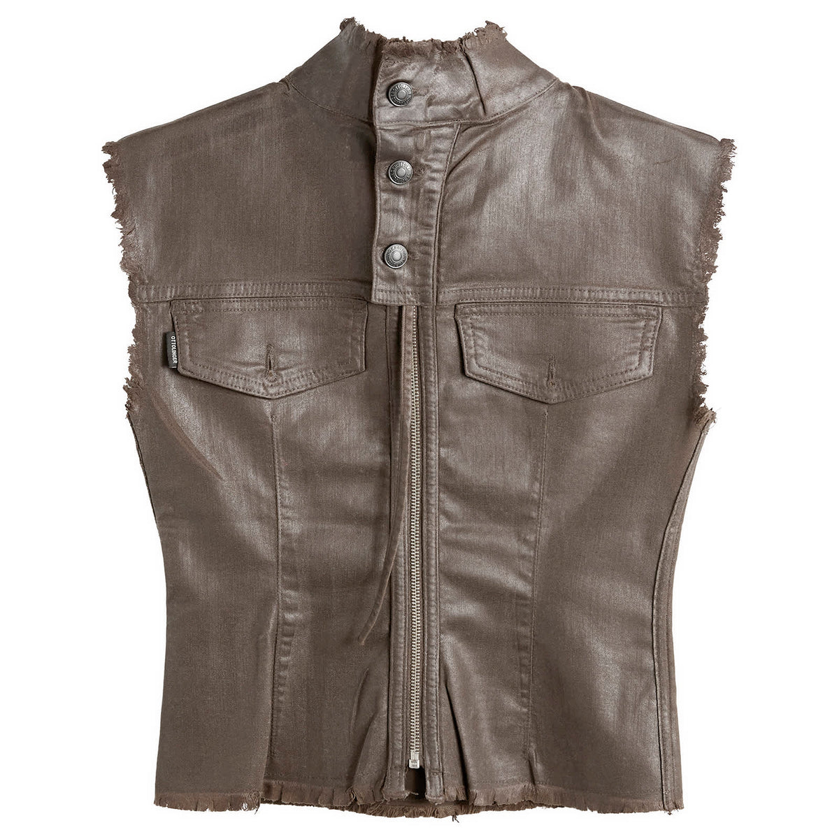 Ottolinger Glazed Denim Zip Top