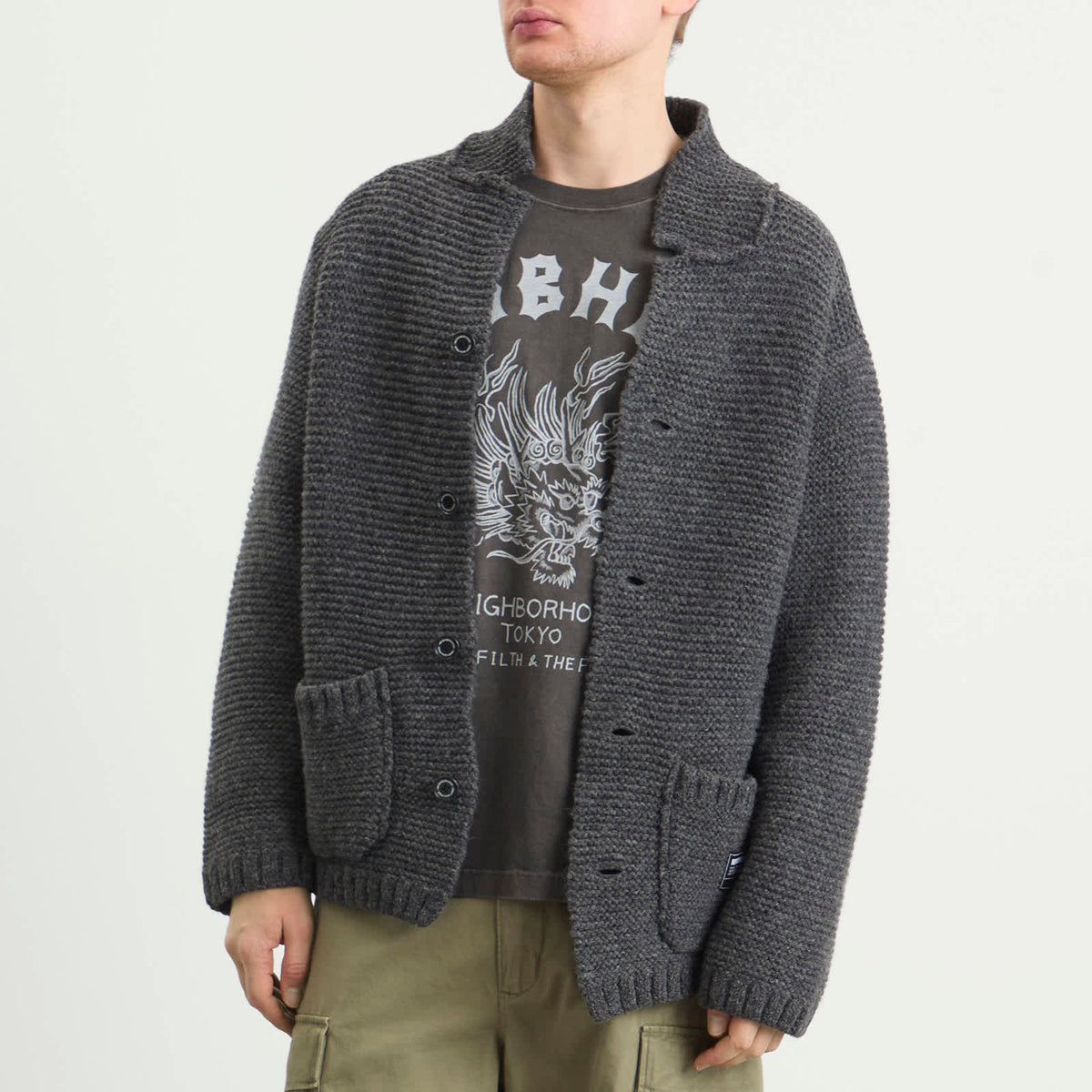 Neighborhood Shetland Knit Jacket