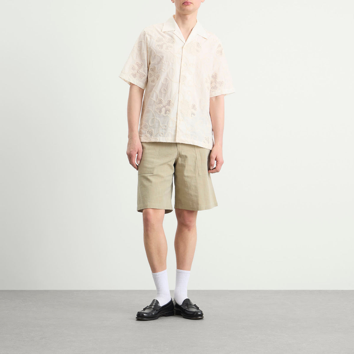 NN07 Ben Embroidered Vacation Shirt