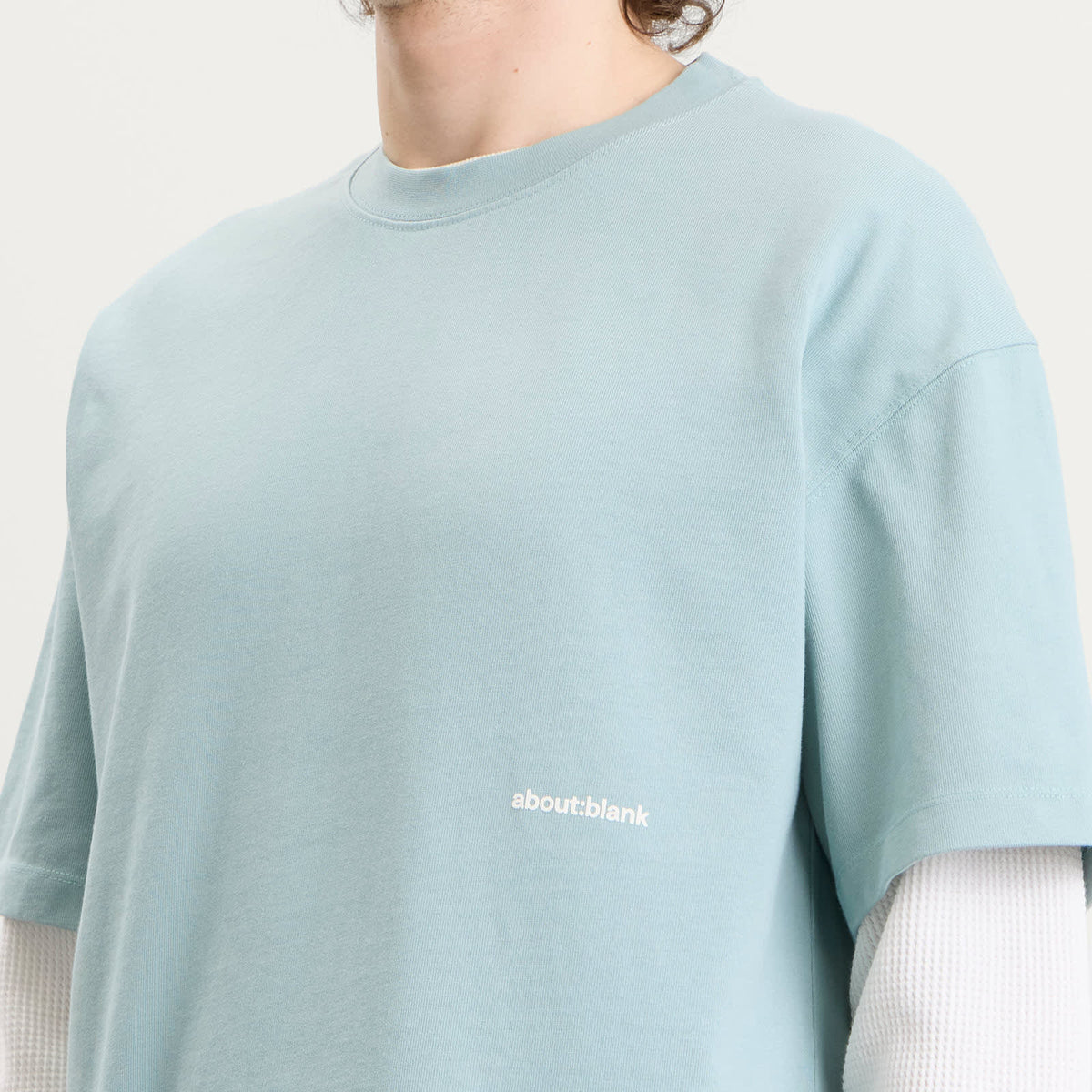 about:blank Box Logo T-Shirt