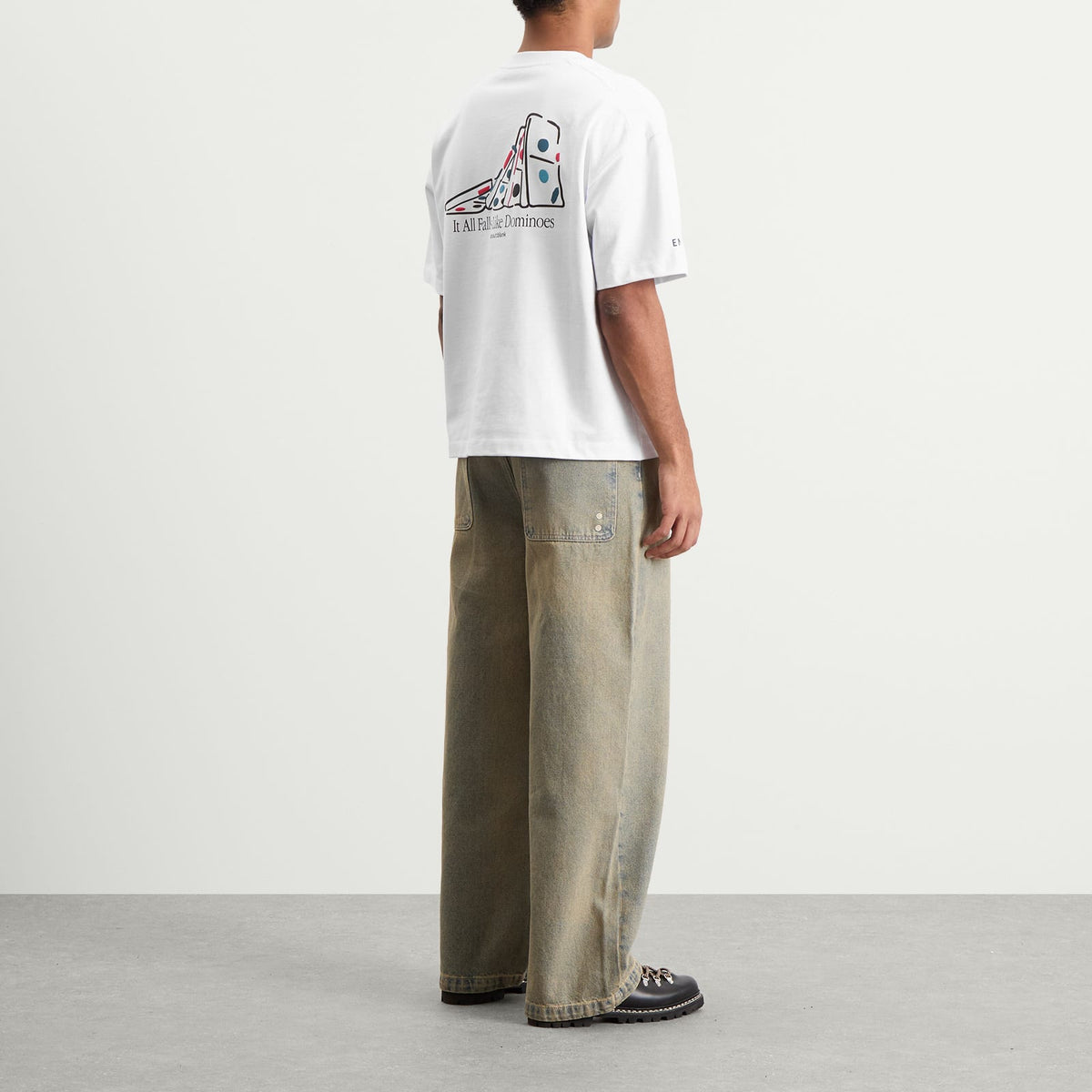 END. x about:blank Dominoes T-Shirt