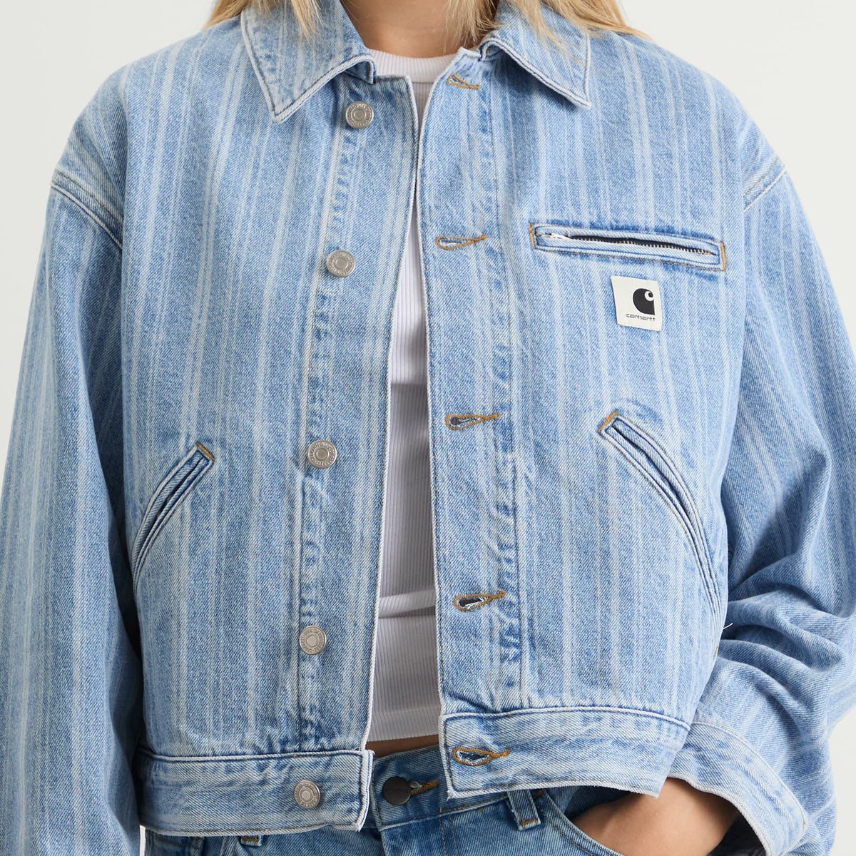 Carhartt WIP Rylan Stripe Denim Jacket