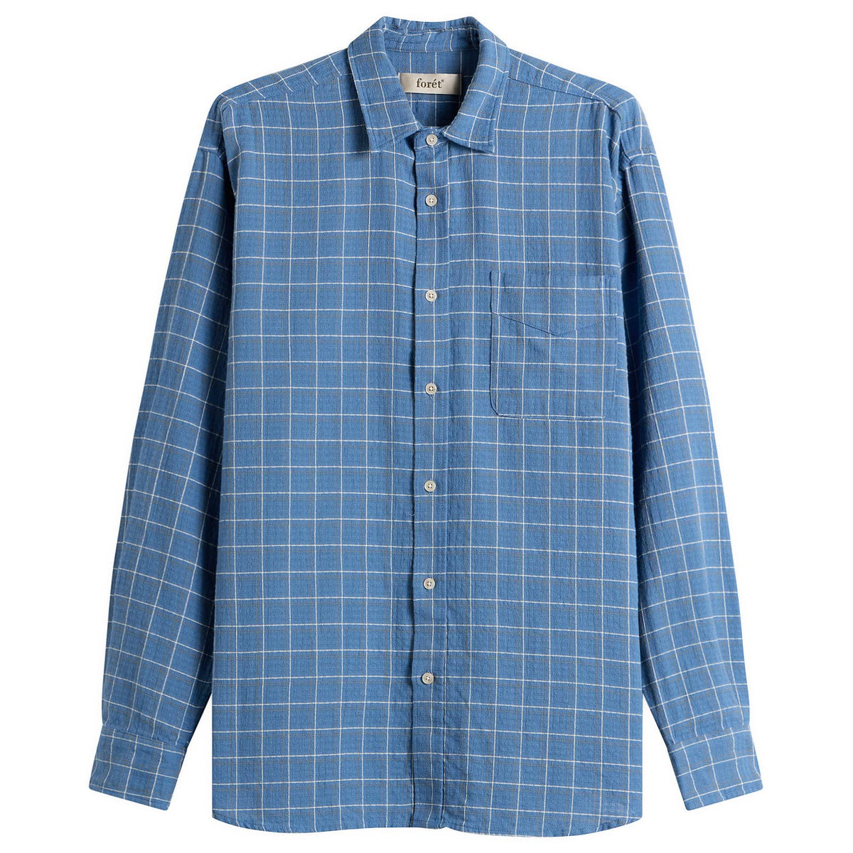 Foret Scout Loose Weave Check Shirt