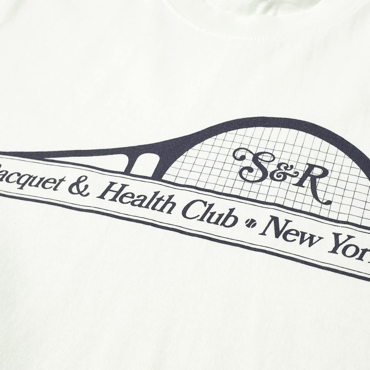 Sporty & Rich Racquet T-Shirt