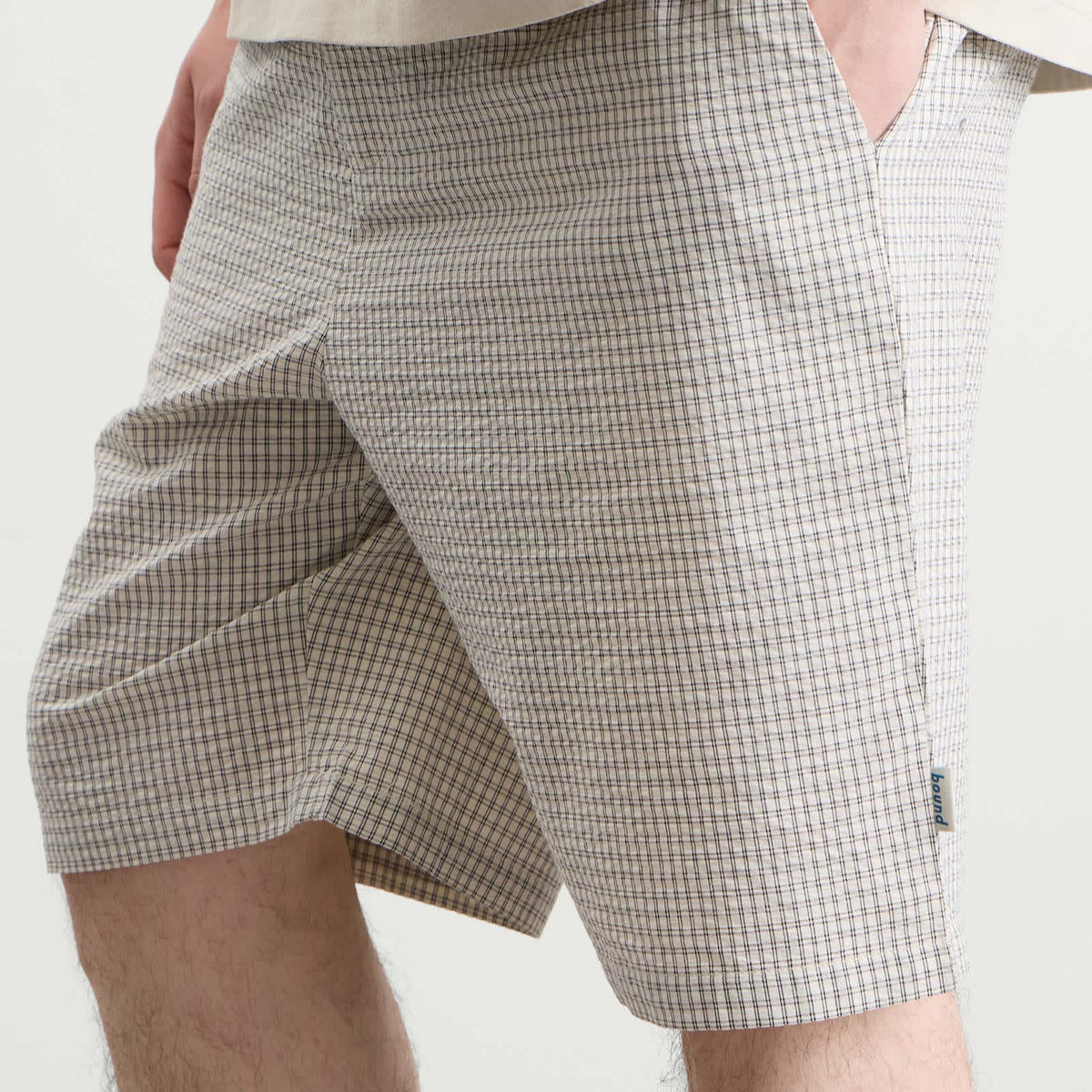 Bound Gingham Shorts