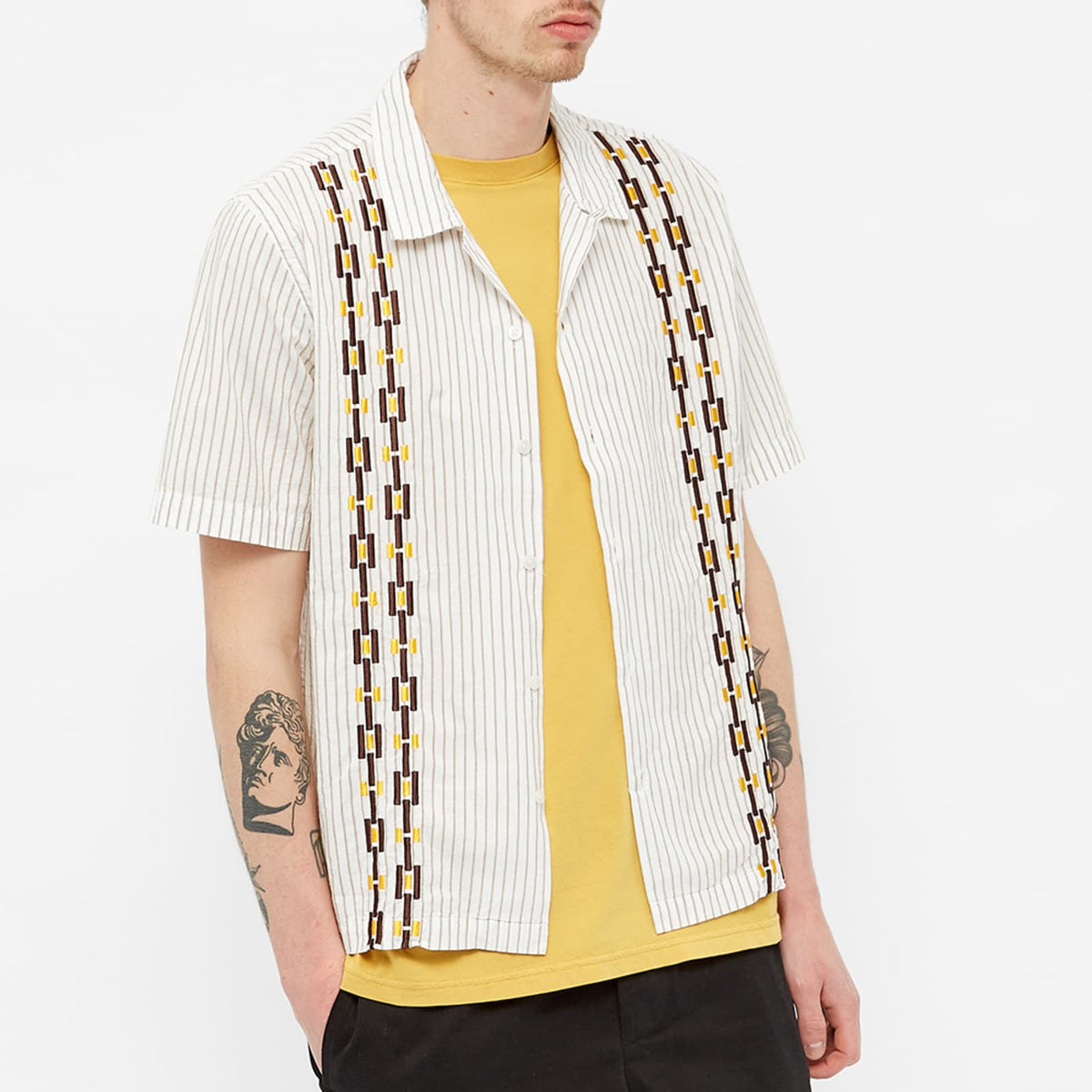 Universal Works Chelsea Stripe Road Shirt