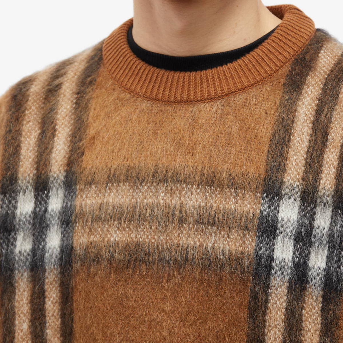 Burberry Denver Wool Mohair Crew Knit
