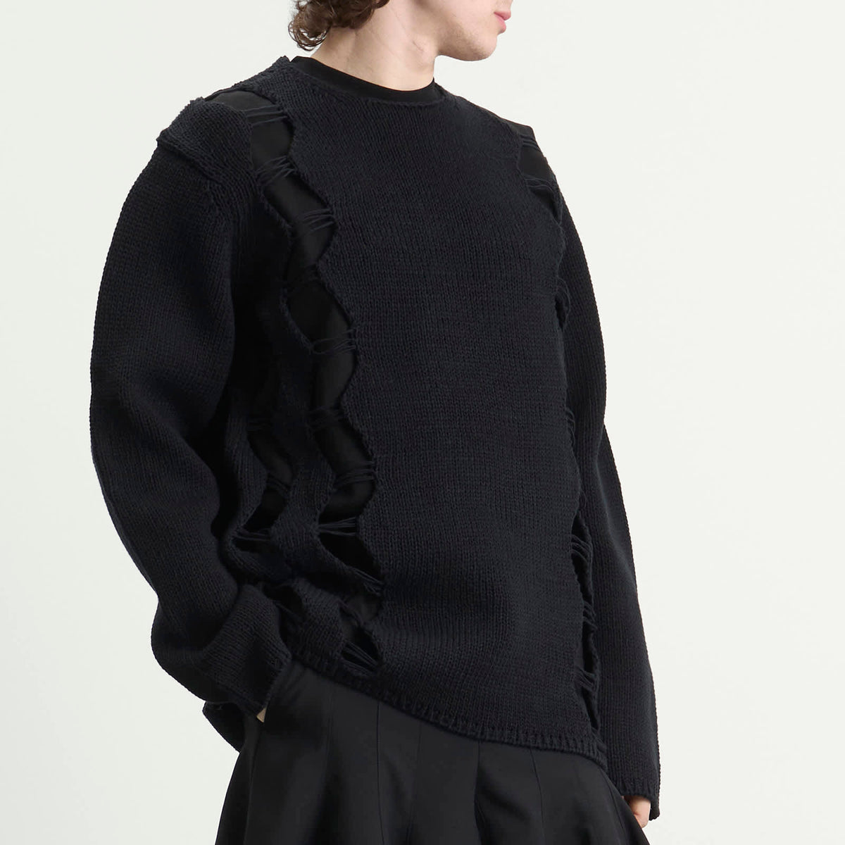 Comme des Garçons Homme Plus Lily-Yarn Long Sleeve Jersey