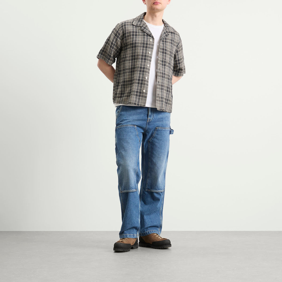 Corridor Plaid Seersucker Short Sleeve Shirt