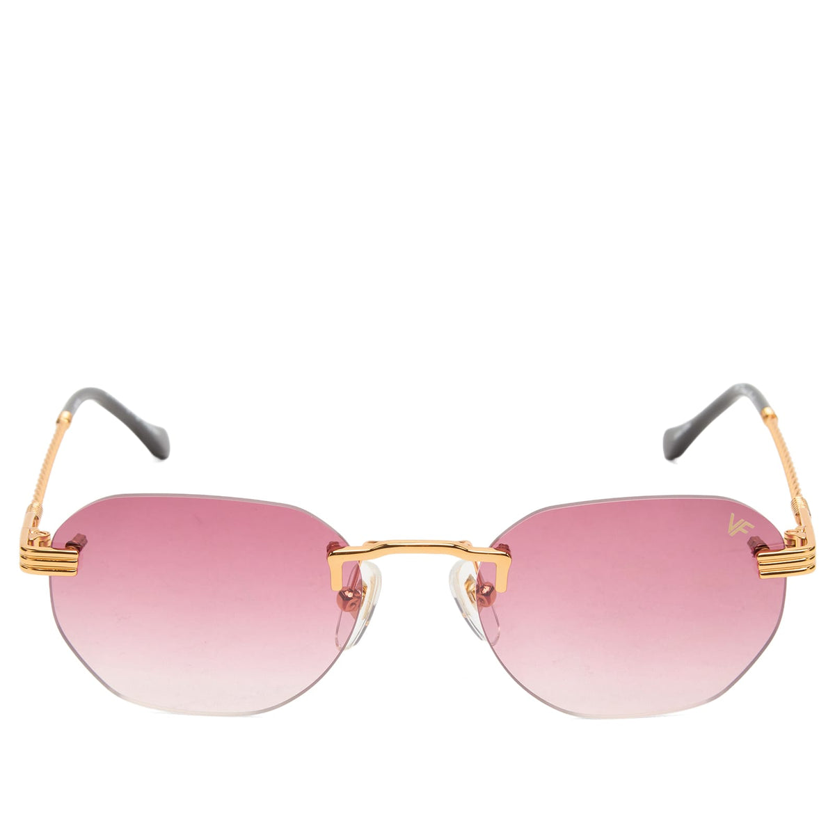Vintage Frames Company Detroit Player Rimless Sunglasses