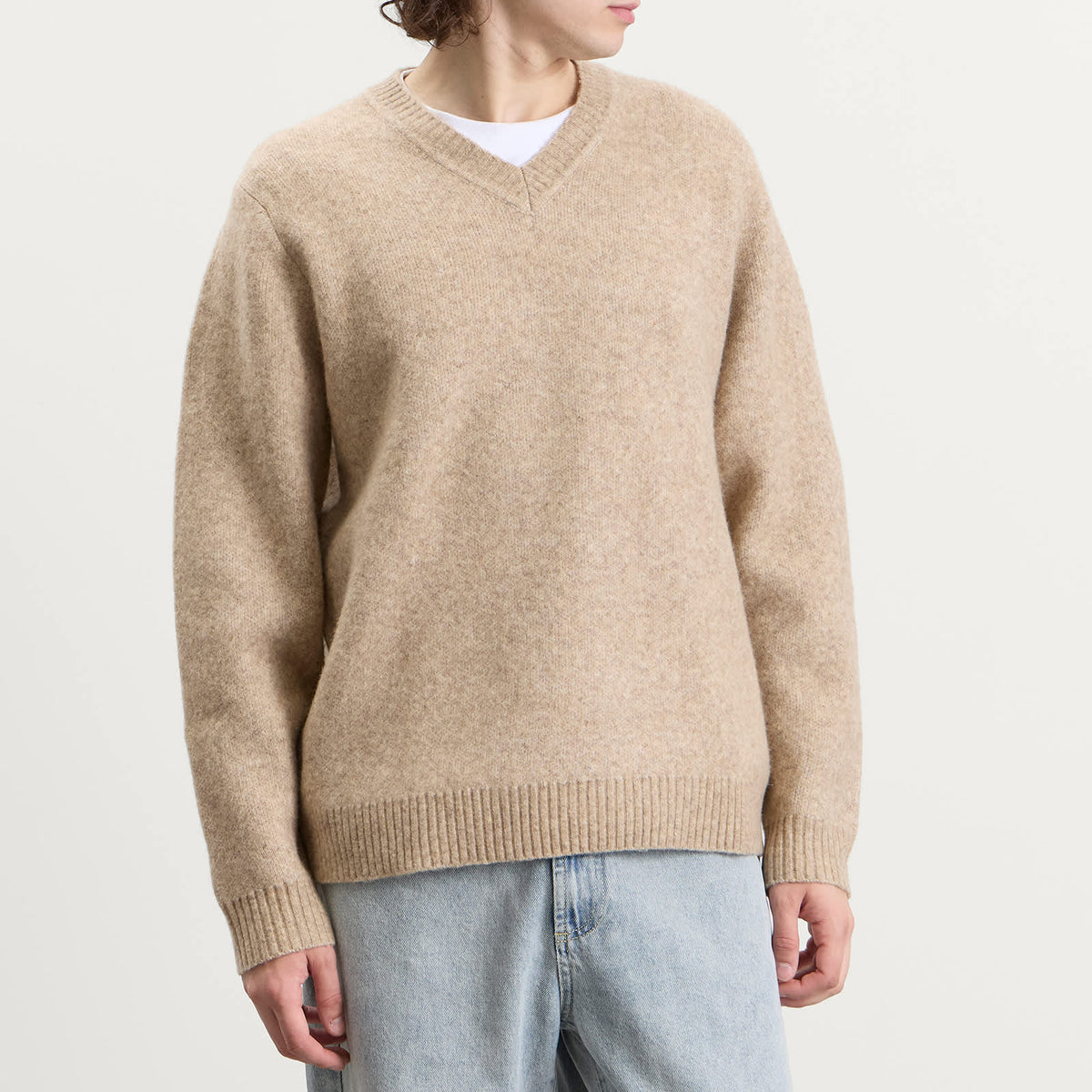 Les Deux Melange V-Neck Jumper