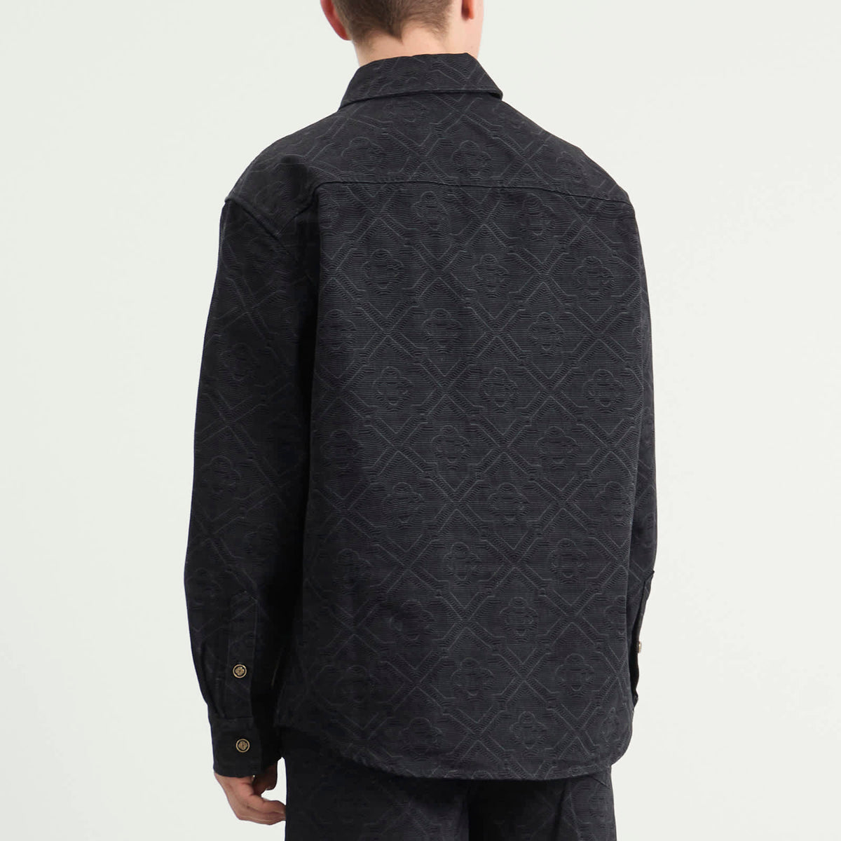 Casablanca Laser Monogram Denim Shirt