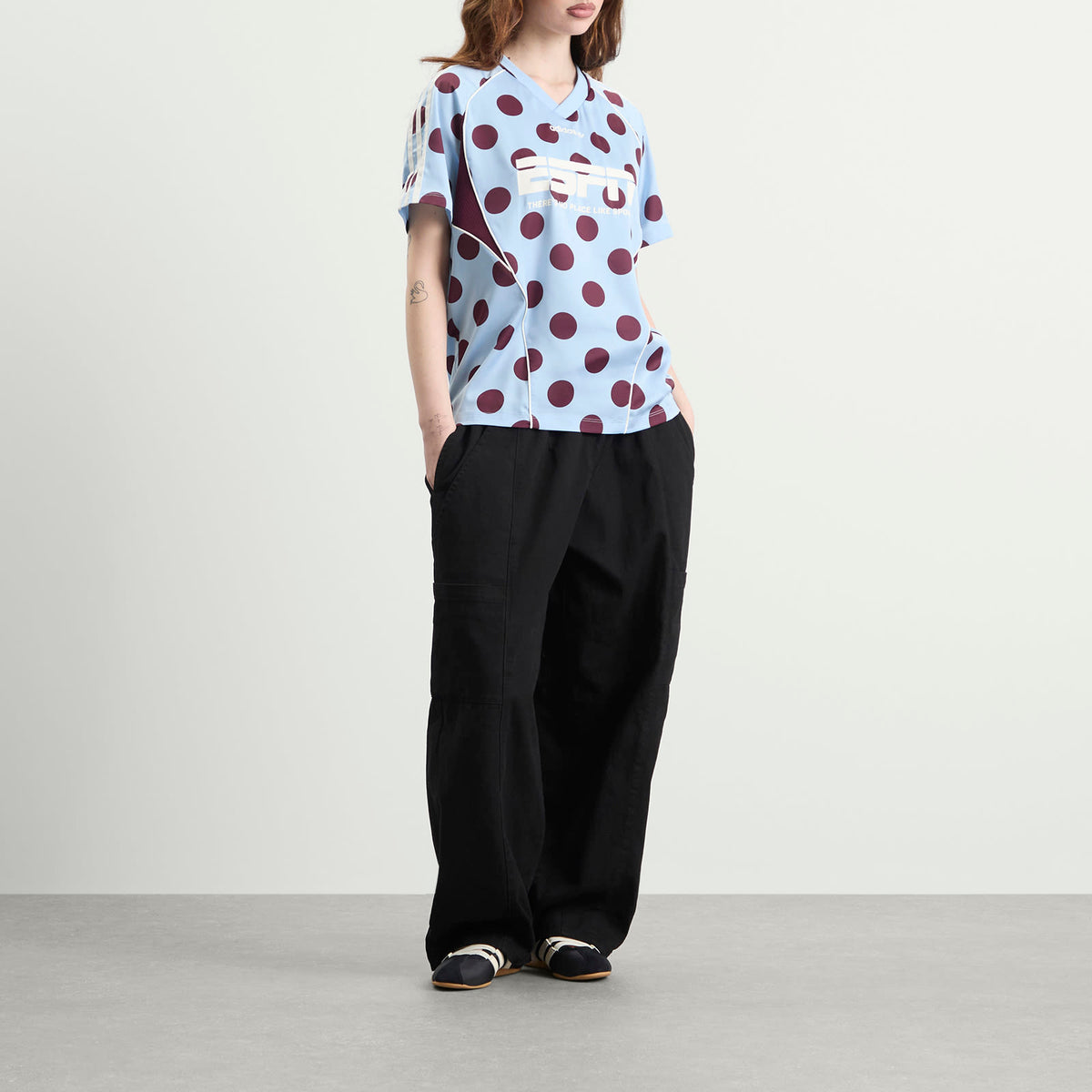 adidas Polka Dot Short Sleeve Jersey