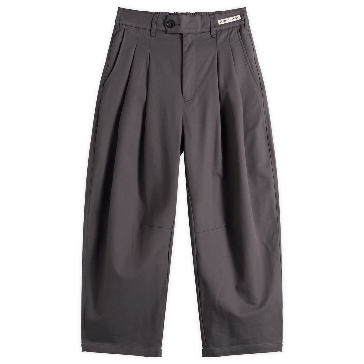 Porter James Dart-Knee Pleated Trousers