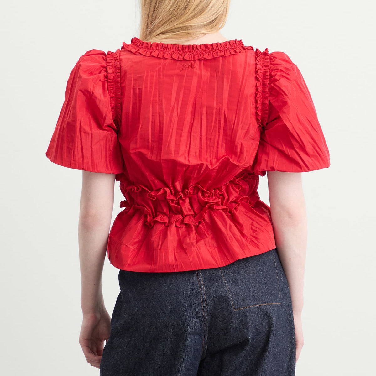 Damson Madder Everly Ruffle Blouse
