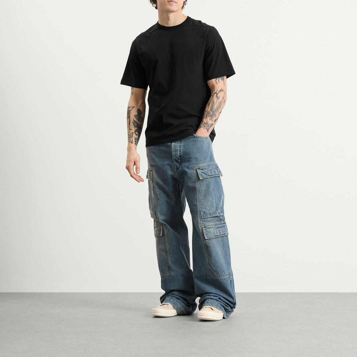 Rick Owens DRKSHDW Double Cargo Jeans