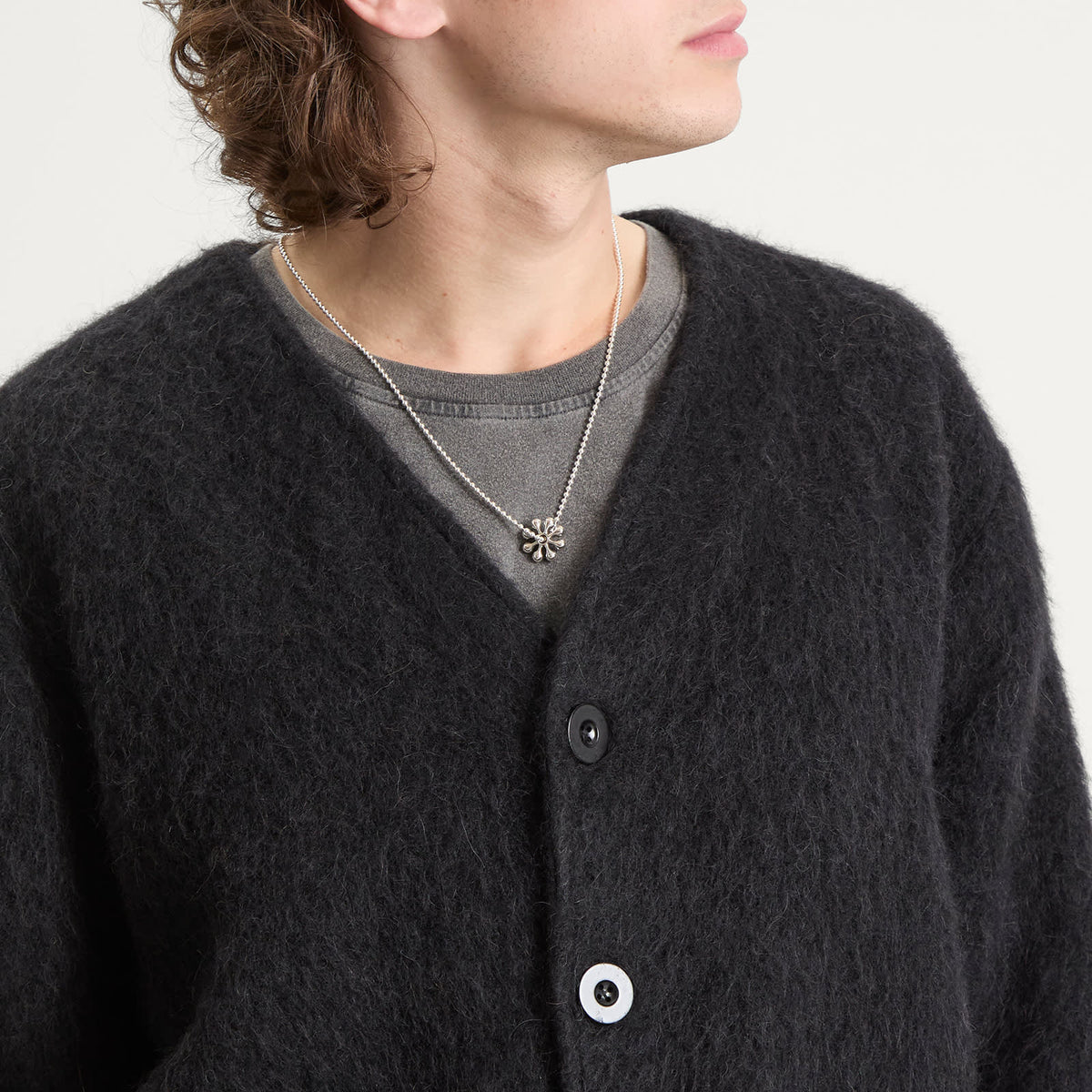 Maple Orbit Pendant & Ball Chain Necklace
